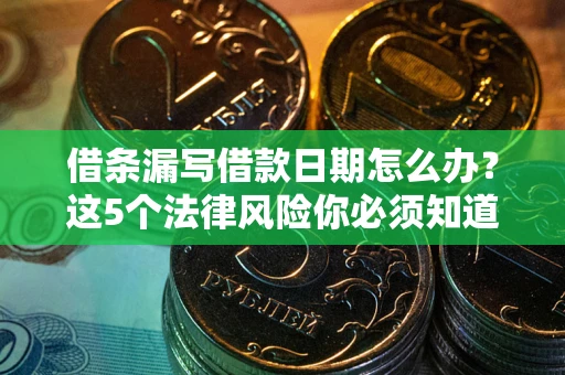 济南借条漏写借款日期怎么办？这5个法律风险你必须知道