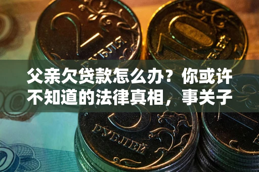 济南父亲欠贷款怎么办？你或许不知道的法律真相，事关子女未来