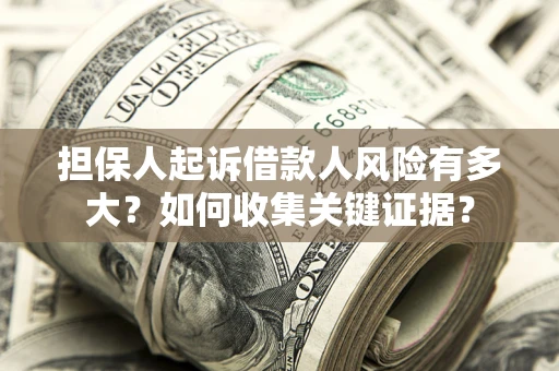 济南担保人起诉借款人风险有多大？如何收集关键证据？