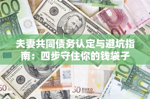 济南夫妻共同债务认定与避坑指南：四步守住你的钱袋子