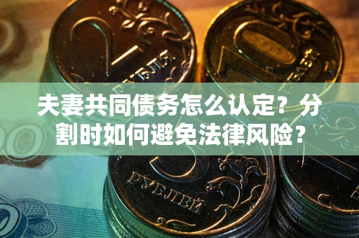 济南夫妻共同债务怎么认定？分割时如何避免法律风险？